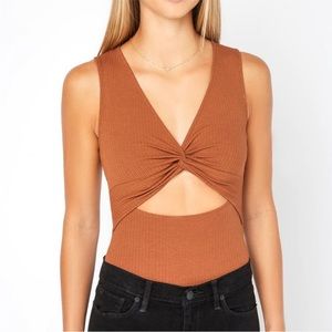 Wild Honey Ribbed Bodysuit